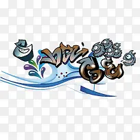 时尚潮流涂鸦图案-空若网 时尚潮流涂鸦图案-空若网