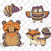 矢量猫头鹰-空若网 矢量猫头鹰-空若网