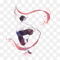 矢量跳舞的人-空若网 矢量跳舞的人-空若网