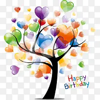 缤纷彩色生日树-空若网 缤纷彩色生日树-空若网