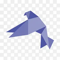 扁平化千纸鹤-空若网 扁平化千纸鹤-空若网