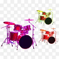 彩色架子鼓素材-空若网 彩色架子鼓素材-空若网