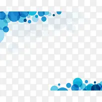 蓝色扁平化圆形边框-空若网 蓝色扁平化圆形边框-空若网