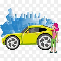卡通车子-空若网 卡通车子-空若网