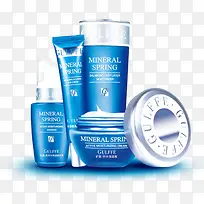 蓝色补水套装护肤品电商-空若网 蓝色补水套装护肤品电商-空若网