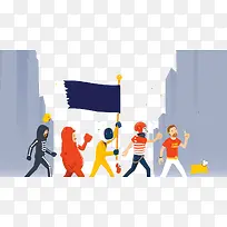 扁平化一群现代人-空若网 扁平化一群现代人-空若网