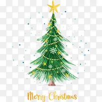 圣诞节手绘圣诞树-空若网 圣诞节手绘圣诞树-空若网