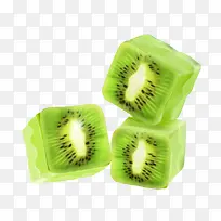 矢量冰冻猕猴桃素材-空若网 矢量冰冻猕猴桃素材-空若网