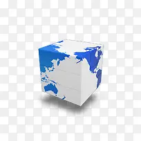 创意方形地球-空若网 创意方形地球-空若网