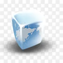 创意方形地球-空若网 创意方形地球-空若网