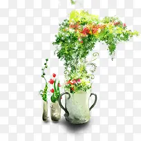 装饰素材 花篮-空若网 装饰素材 花篮-空若网