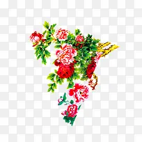 水墨牡丹花-空若网 水墨牡丹花-空若网