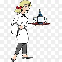 女服务员服装-空若网 女服务员服装-空若网