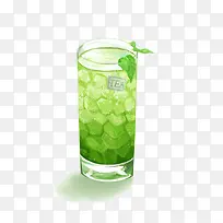 手绘绿茶饮料-空若网 手绘绿茶饮料-空若网