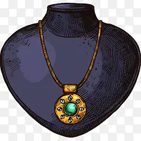 宝石吊坠项链展示-空若网 宝石吊坠项链展示-空若网