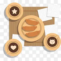 卡通食物素材-空若网 卡通食物素材-空若网