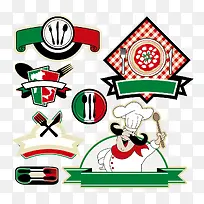 矢量餐具和厨师-空若网 矢量餐具和厨师-空若网