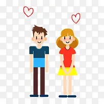 矢量恋爱男女-空若网 矢量恋爱男女-空若网