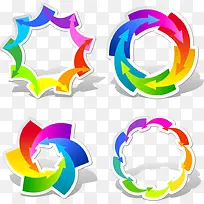 彩色不规则形状图案-空若网 彩色不规则形状图案-空若网