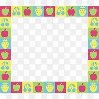 水果图案的边框-空若网 水果图案的边框-空若网
