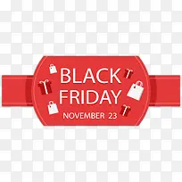 红色黑五促销海报-空若网 红色黑五促销海报-空若网