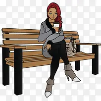 喝咖啡的女人-空若网 喝咖啡的女人-空若网