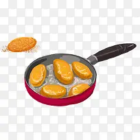 手绘平底锅-空若网 手绘平底锅-空若网