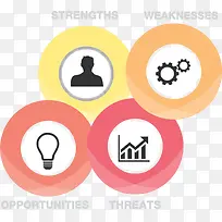 扁平彩色圆环分类标签-空若网 扁平彩色圆环分类标签-空若网