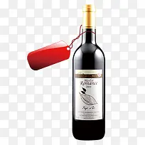 带标签红酒瓶-空若网 带标签红酒瓶-空若网
