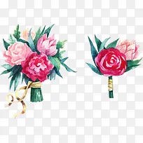 矢量手绘手捧花-空若网 矢量手绘手捧花-空若网
