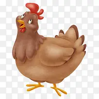 调皮的母鸡-空若网 调皮的母鸡-空若网