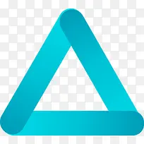 彩色渐变色三角形-空若网 彩色渐变色三角形-空若网