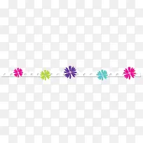 彩色小花朵banner背景-空若网 彩色小花朵banner背景-空若网