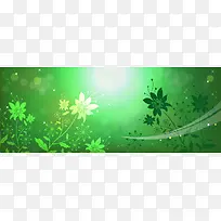 梦幻花卉banner背景-空若网 梦幻花卉banner背景-空若网