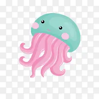 卡通水母动物设计-空若网 卡通水母动物设计-空若网