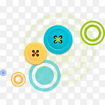 扣子圆圈底纹-空若网 扣子圆圈底纹-空若网