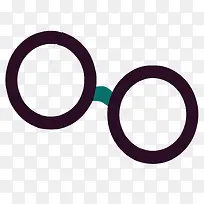 矢量圆框眼镜素材-空若网 矢量圆框眼镜素材-空若网