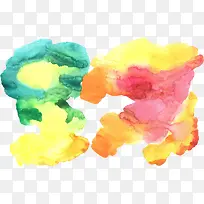 晕染花色水彩-空若网 晕染花色水彩-空若网