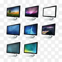 时尚台式电脑免抠素材-空若网 时尚台式电脑免抠素材-空若网