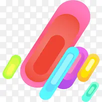 漂浮渐变色长方形-空若网 漂浮渐变色长方形-空若网