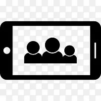 电话组通信图标-空若网 电话组通信图标-空若网