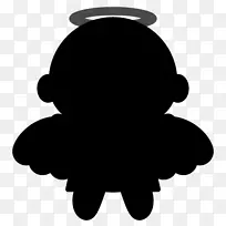 剪影摄影剪贴画-天使宝宝-空若网 剪影摄影剪贴画-天使宝宝-空若网