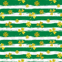 矢量金色的四叶草-空若网 矢量金色的四叶草-空若网