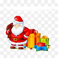 圣诞老人和礼物-空若网 圣诞老人和礼物-空若网