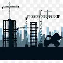 矢量建筑工地-空若网 矢量建筑工地-空若网
