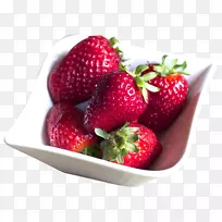 草莓水果食品面部风味-盛满新鲜草莓的碗-空若网 草莓水果食品面部风味-盛满新鲜草莓的碗-空若网