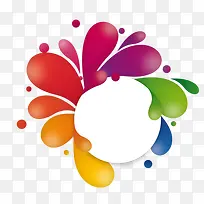 喷溅彩色水滴-空若网 喷溅彩色水滴-空若网