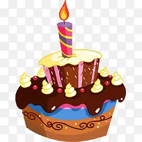 绘画奶油小蛋糕-空若网 绘画奶油小蛋糕-空若网