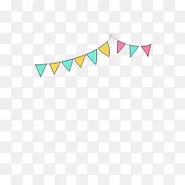 节日欢庆彩带卡通手绘-空若网 节日欢庆彩带卡通手绘-空若网