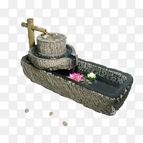 石头水槽实木-空若网 石头水槽实木-空若网